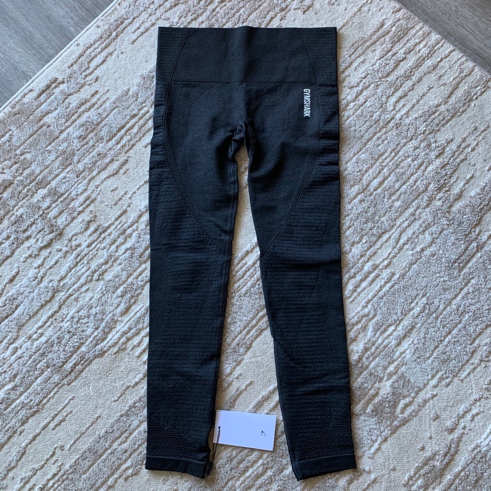 Gymshark Origin Seamless Legging - Black Marl